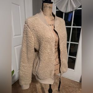 BeBe teddy bomber jacket